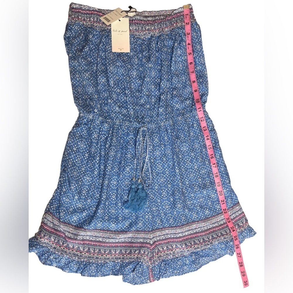 KIWI + PUNCH Vista Blue Strapless Short Romper Size Large NWT - Picture 9 of 14